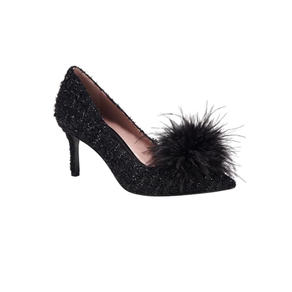 ♠️kate spade Marabou Pumps